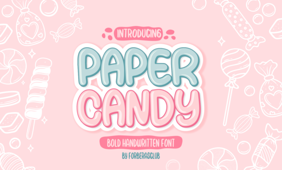 Paper Candy Font Fonts Free Download Paper Candy Font - Featured Image