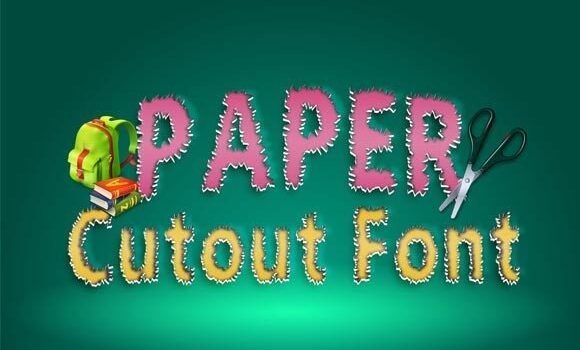 Paper Cutout Font Fonts Free Download Paper Cutout Font - Featured Image