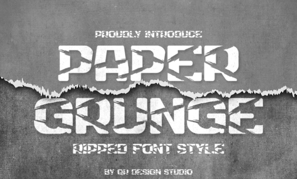 Paper Grunge Font Fonts Free Download Paper Grunge Font - Featured Image