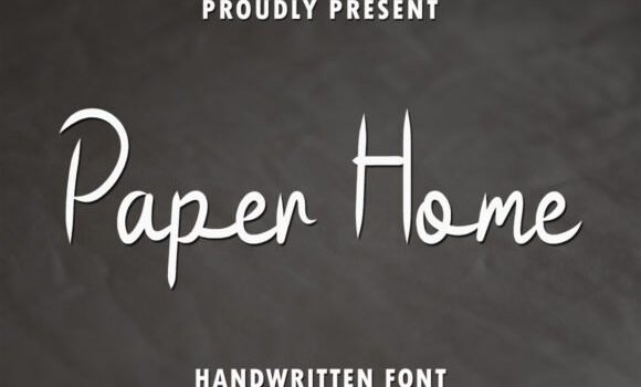 Paper Home Font - Featured Image