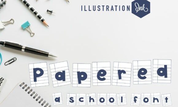 Papered Font - Featured Image