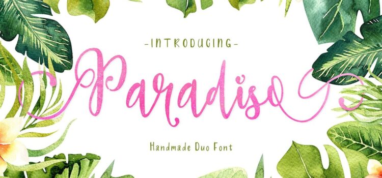 Paradiso Duo Font - Featured Image