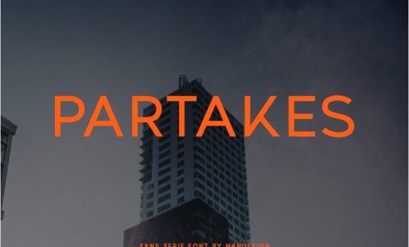 Partakes Font - Featured Image