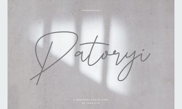 Patoryi Font - Featured Image