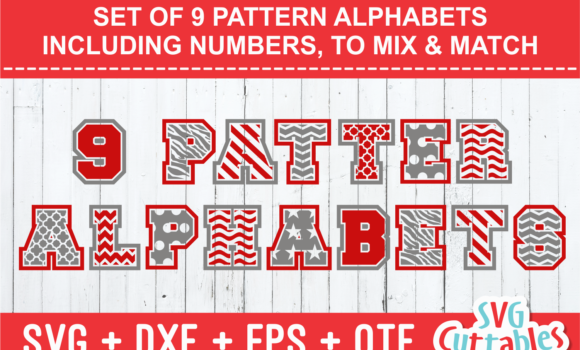 Pattern Alphabet Font - Featured Image