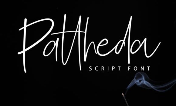 Pattheda Script Font - Featured Image