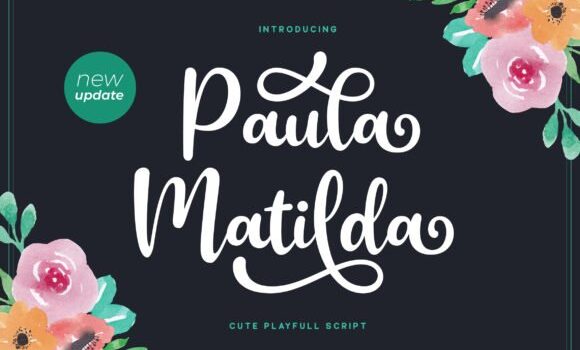 Paula Matilda Font Fonts Free Download Paula Matilda Font - Featured Image