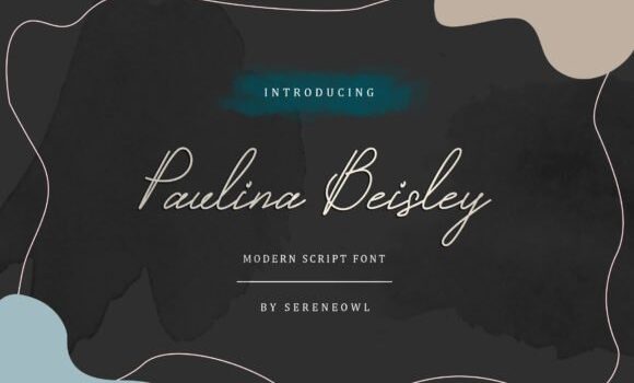 Paulina Beisley Font Fonts Free Download Paulina Beisley Font - Featured Image