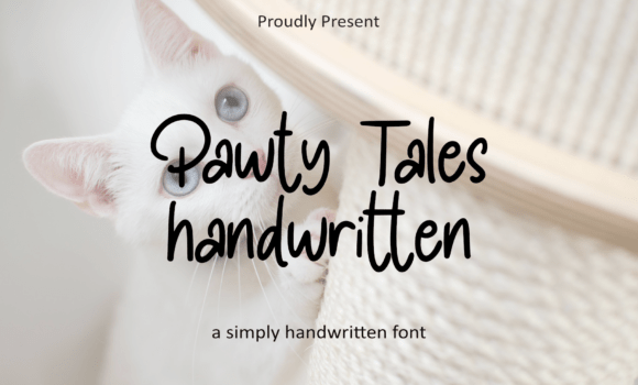 Pawty Tales Handwritten Font Fonts Free Download Pawty Tales Handwritten Font - Featured Image