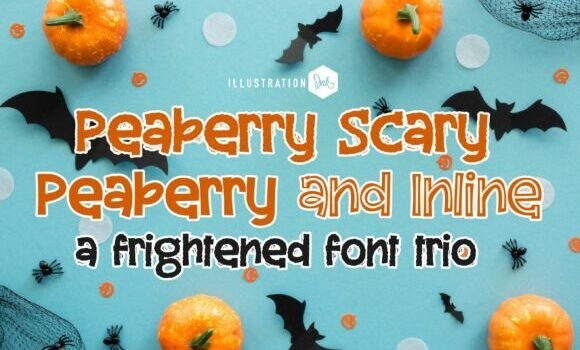 Peaberry Scary Trio Font - Featured Image