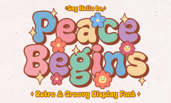 Peace Begins Font - Featured Image