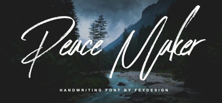 Peace Maker Font - Featured Image