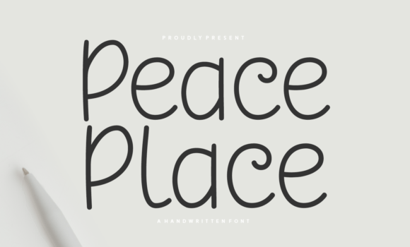 Peace Place Font - Featured Image