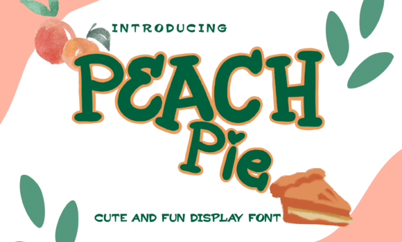 Peach Pie Font - Featured Image