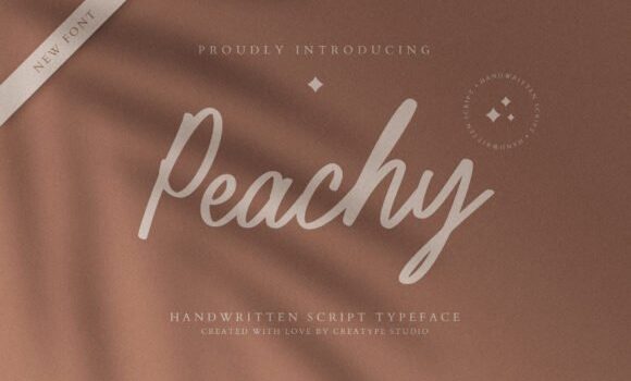 Peachy Script Font - Featured Image