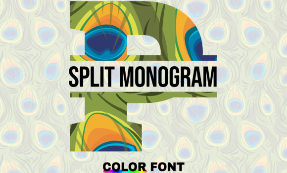 Peacock Split Font Fonts Free Download Peacock Split Font - Featured Image