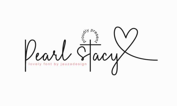Pearl Stacy Font - Featured Image