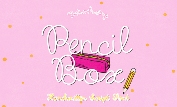Pencil Box Font - Featured Image