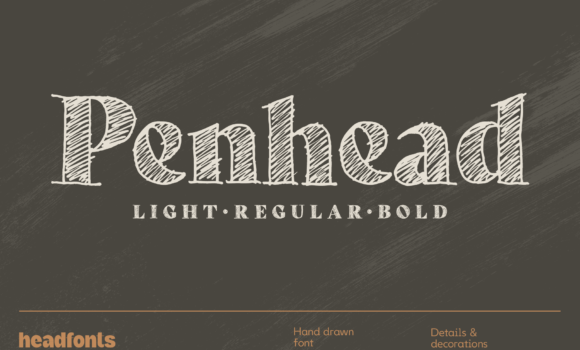 Penhead Font Fonts Free Download Penhead Font - Featured Image