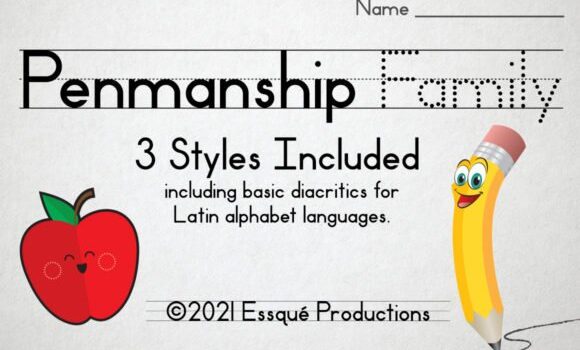 Penmanship Family Font - Featured Image