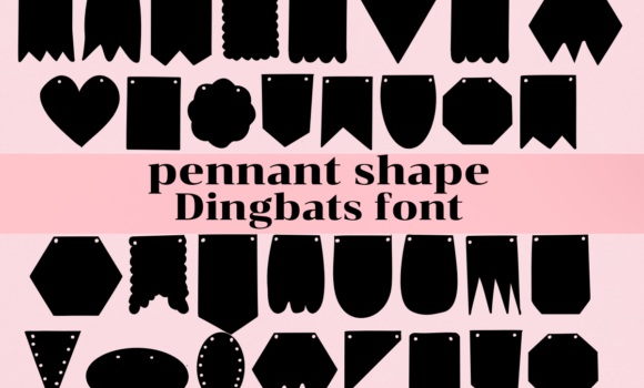 Pennant Shape Font - Featured Image