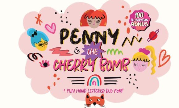 Penny & the Cherry Bomb Font Fonts Free Download Penny & the Cherry Bomb Font - Featured Image