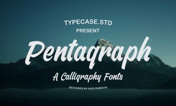 Pentagraph Font - Featured Image