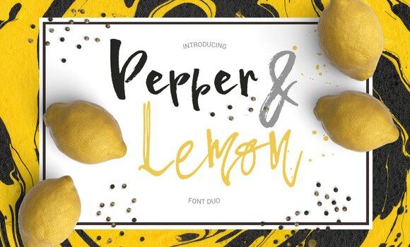 Pepper & Lemon Font - Featured Image