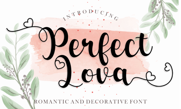 Perfect Lova Font - Featured Image
