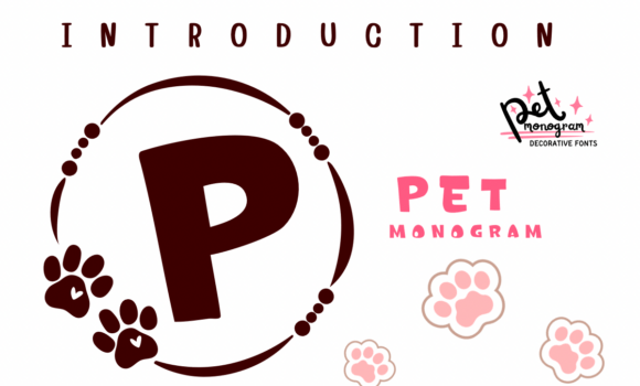 Pet Monogram Font - Featured Image