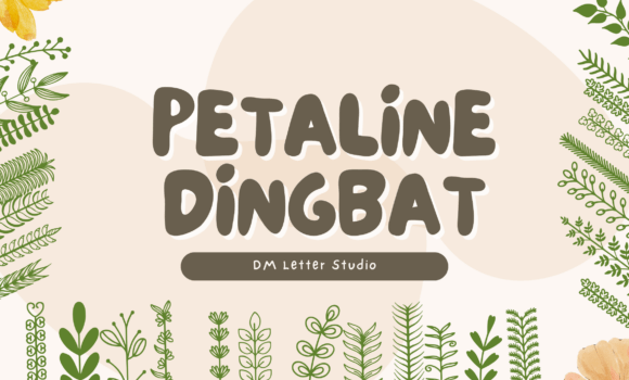 Petaline Dingbat Font - Featured Image