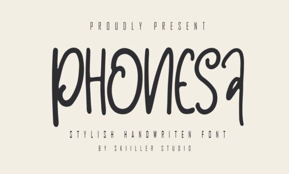 Phonesa Font Fonts Free Download Phonesa Font - Featured Image