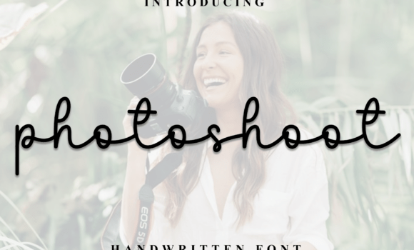 Photoshoot Font - Featured Image