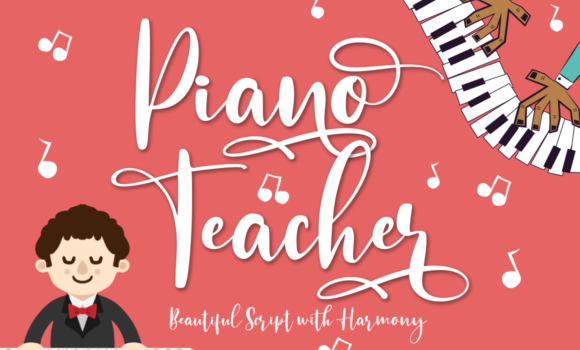 Piano Teacher Font - Featured Image