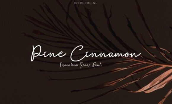 Pine Cinnamon Font - Featured Image