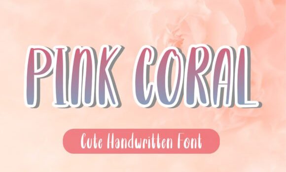 Pink Coral Font Fonts Free Download Pink Coral Font - Featured Image