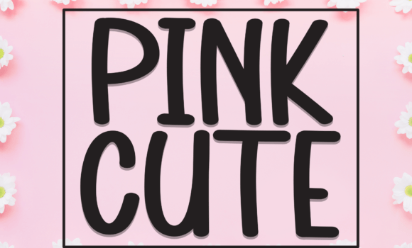 Pink Cute Font - Featured Image
