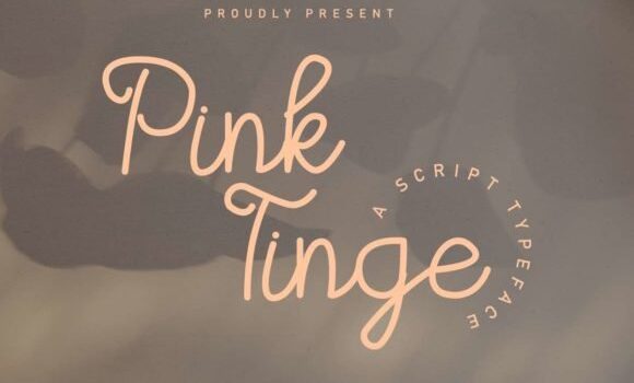 Pink Tinge Font Fonts Free Download Pink Tinge Font - Featured Image