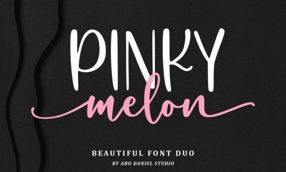 Pinky Melon Font - Featured Image