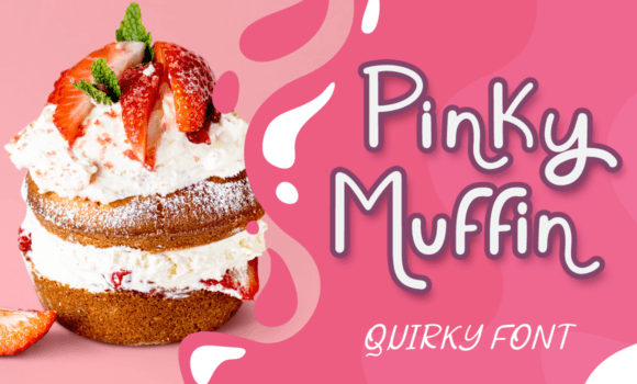 Pinky Muffin Font - Featured Image