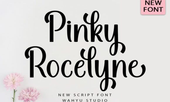 Pinky Rocelyne Font - Featured Image