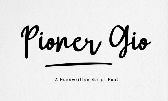 Pioner Gio Font Fonts Free Download Pioner Gio Font - Featured Image