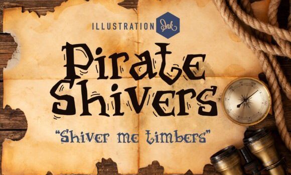 Pirate Shivers Font - Featured Image