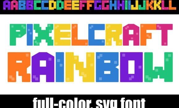 Pixelcraft Rainbow Font Fonts Free Download Pixelcraft Rainbow Font - Featured Image