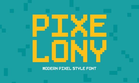 Pixelony Font Fonts Free Download Pixelony Font - Featured Image