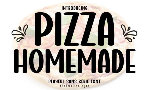 Pizza Homemade Font - Featured Image