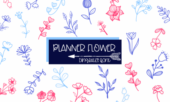 Planner Flower Font - Featured Image