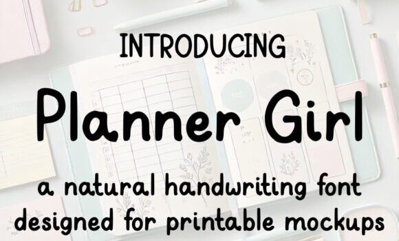 Planner Girl Font - Featured Image