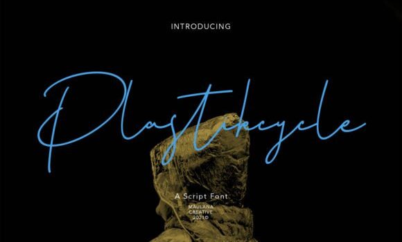 Plastikcycle Font Fonts Free Download Plastikcycle Font - Featured Image
