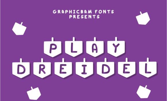 Play Dreidel Font - Featured Image